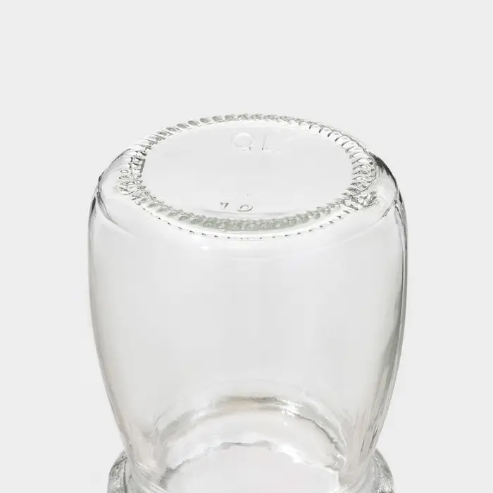 Банка для сыпучих Доляна «Парфе», 100 мл, 5.7×7 см, с пробковой крышкой, стекло, прозрачная