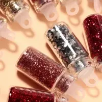 Блёстки для декора &laquo;Нежность&raquo;, мелкие/средние/крупные, 12 бутылочек