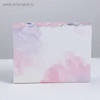 Коробка кондитерская, упаковка «Летай от счастья», 20 х 15 х 5 см