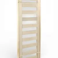 Дверь для бани и сауны &laquo;Зебра&raquo;, коробка 170&times;70 см, деревянная, стекло 4 мм