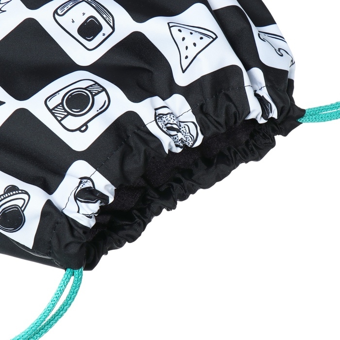 Мешок для обуви, 420 х 330 мм, Hatber  Мешок для обуви, 420 х 330 мм, Hatber "Смайлики"