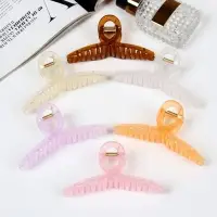 Краб для волос «Милица», петля, 10.5 см, МИКС