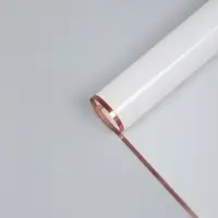 Пленка для цветов, "Кайма с тиснением", белая, 57х57&plusmn;2 см