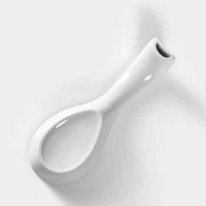 Подставка под ложку Добрушский завод &laquo;Бельё&raquo;, 20 см, фарфор, белая