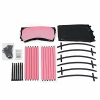 Батут ONLYTOP, d=140 см, высота сетки 125 см, розовый