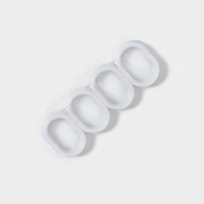 Штора для ванной «Осень», с люверсами, с утяжелителями, PEVA, 180×180 см, белая