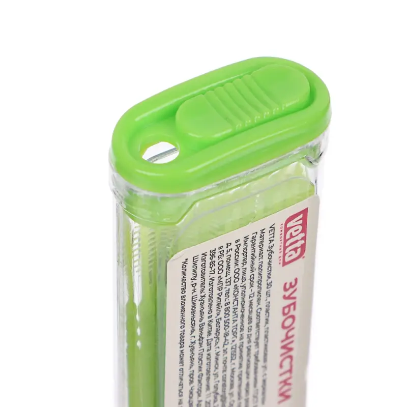 Зубочистки тм VETTA, с зеркалом, полипропилен, пластик, 30шт