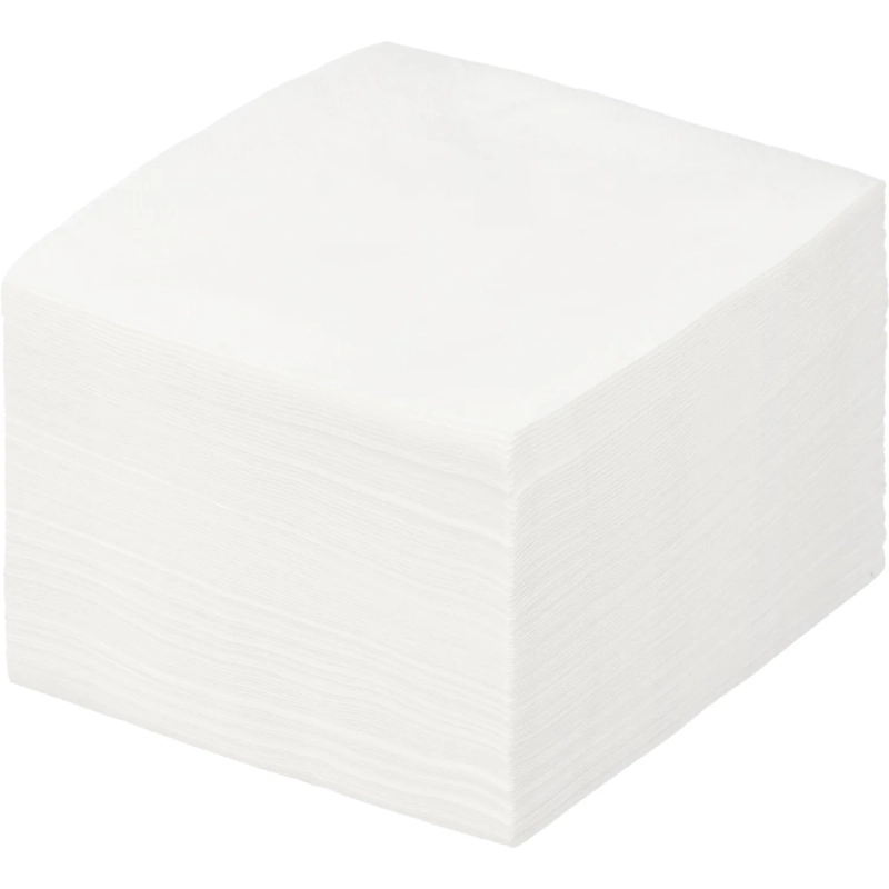 Салфетки бумажные Luscan 3 сл 33х33см белые 200 шт/уп