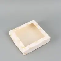 Коробка подарочная складная &laquo;От всей души&raquo;, 20&times;20&times;4 см, с окном