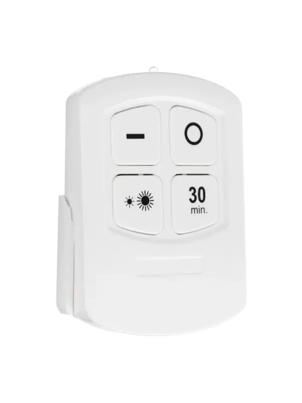 Набор светильников светодиодных, 3 штуки, нажимной, 3000К, от батареек, пульт в комплекте