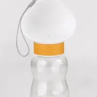 Поилка прогулочная, 585 мл, жёлтая