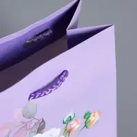 Пакет подарочный "Нежность без слов" ламинированый 11,5 х 14,5 х 6,5 см