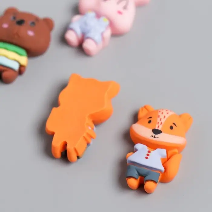 Декор для творчества пластик Декор для творчества пластик "Зверушка" МИКС 1,5х3 см