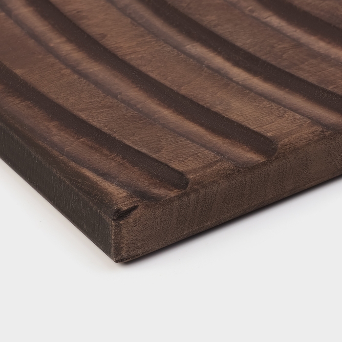 Доска разделочная для подачи Wild Kitchen, 26×22×2.5 см, граб темный Доска разделочная для подачи Wild Kitchen, 26×22×2.5 см, граб темный