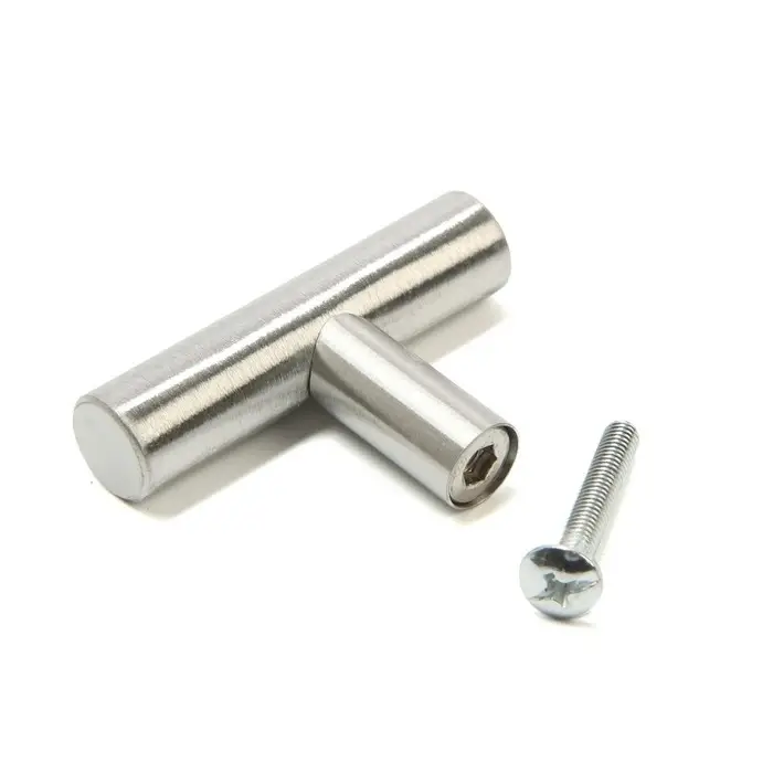 Ручка-кнопка CAPPIO PK332 LIGHT, d=12 мм, цвет сатиновый никель