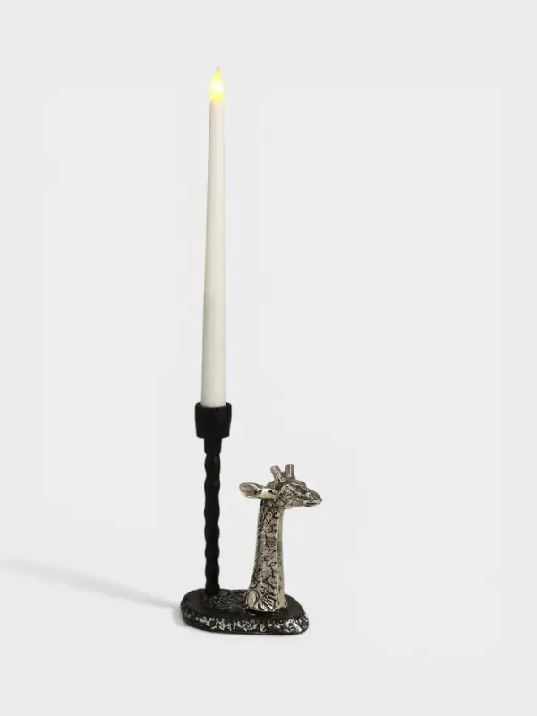Подсвечник &laquo;Жирафик&raquo;, 12.5&times;9.5&times;26 см, алюминий
