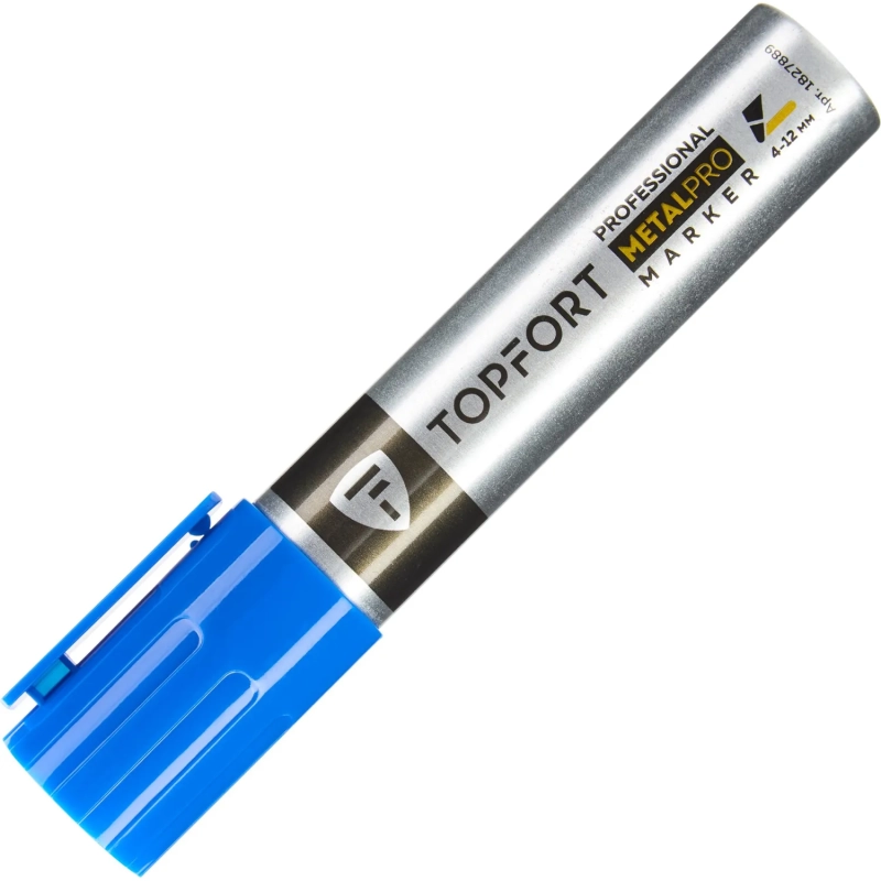 Маркер для металла Topfort MetalPro 4-12 мм синий