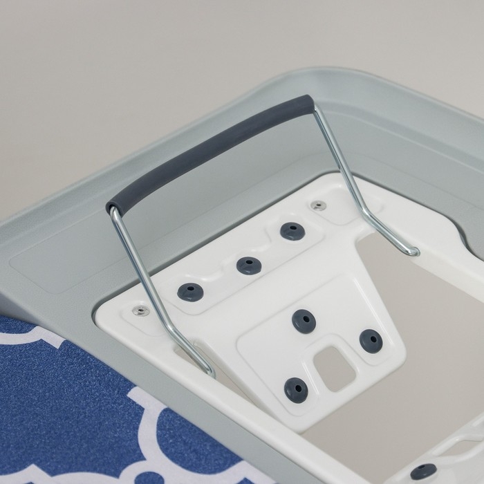 Доска гладильная Haushalt. Scandinavian, 123,5×46 см, цвет синий Доска гладильная Haushalt. Scandinavian, 123,5×46 см, цвет синий