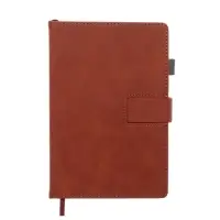 Ежедневник недатированный формат А5, с хлястиком, 128л, линия, пвх, Коричневый Ежедневник недатированный формат А5, с хлястиком, 128л, линия, пвх, Коричневый