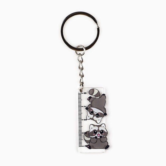 Брелок линейка для ключей «Енотик», 2.9 х 10 см Брелок линейка для ключей «Енотик», 2.9 х 10 см