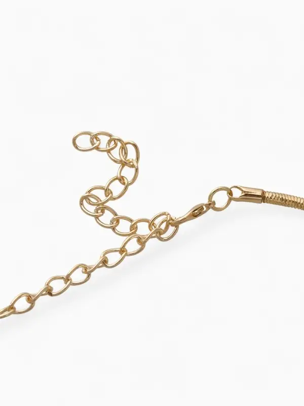 Набор 2 предмета: чокер, браслет «Обруч» сердце, цвет золото Набор 2 предмета: чокер, браслет «Обруч» сердце, цвет золото