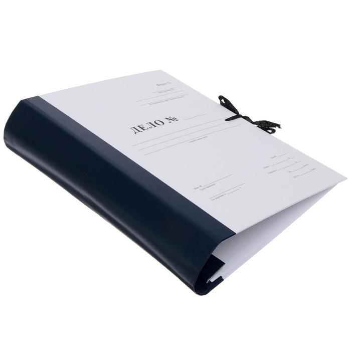 Папка архивная д/переплета А4, на завязках, Calligrata  Папка архивная д/переплета А4, на завязках, Calligrata "Форма 21" 100 мм, с гребешками, 4 отв-я