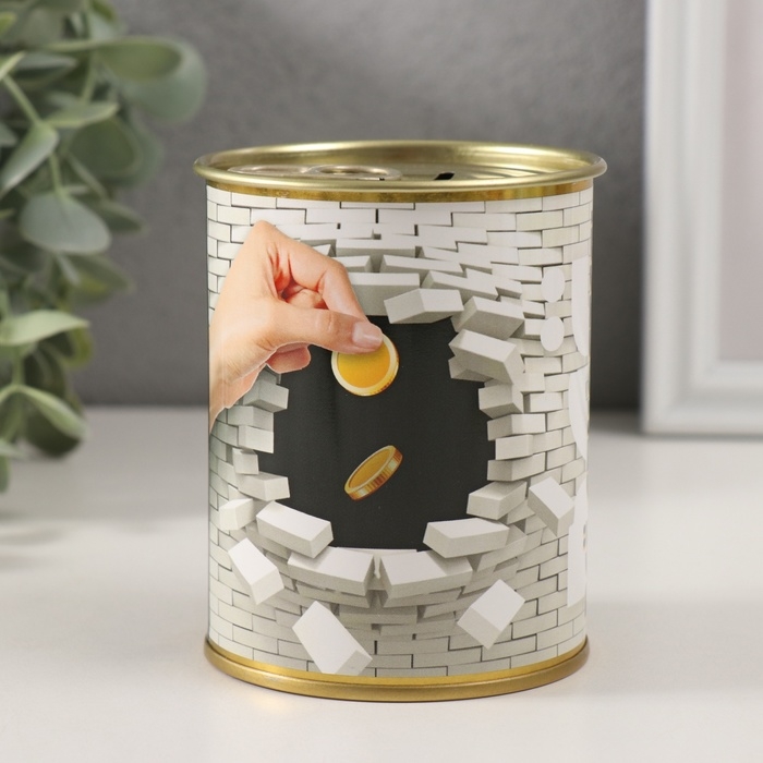 Копилка-банка металл Копилка-банка металл "Все сбудется!"