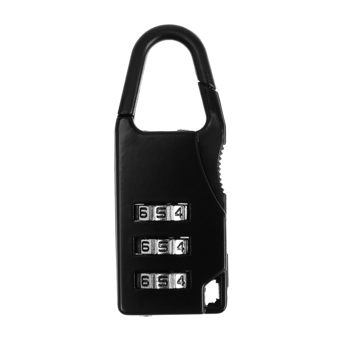 Замок навесной кодовый ТУНДРА ZK002, черный Замок навесной кодовый ТУНДРА ZK002, черный