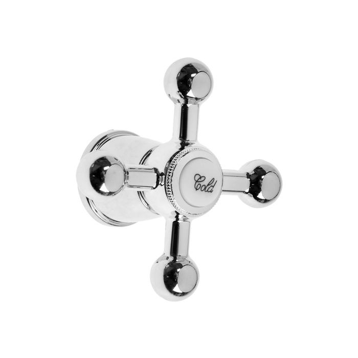 Ручка на смеситель ZEIN Z001, для кран-букс со штоком под квадрат, пластик, цвет хром Ручка на смеситель ZEIN Z001, для кран-букс со штоком под квадрат, пластик, цвет хром