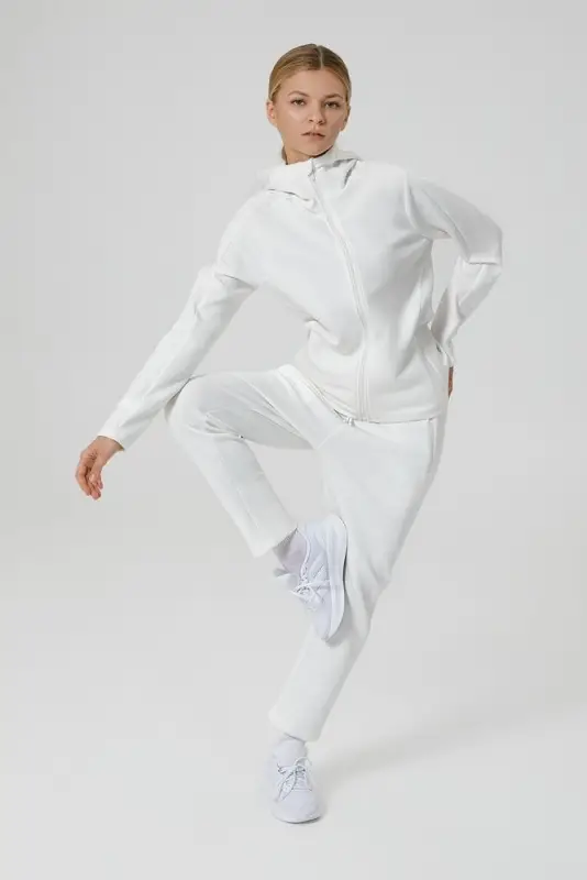 Куртка с капюшоном унисекс Begi, молочно-белая, размер S Куртка с капюшоном унисекс Begi, молочно-белая, размер S