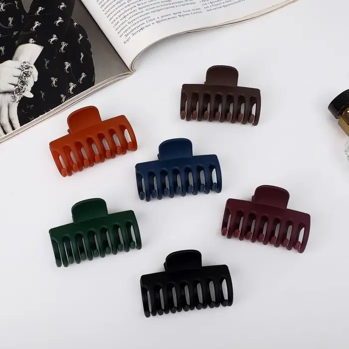 Краб для волос Краб для волос " Классика" 6,5 см, микс