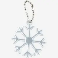 Светоотражающий элемент &laquo;Снежинка&raquo;, 5.5&times;5 см, цвет белый