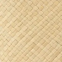 Сумка плетёная из пандана, 26&times;15&times;38 см, бежево-чёрная