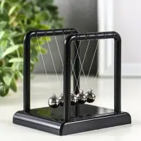Маятник настольный антистресс &laquo;Антистресс&raquo;, чёрный, 7.5&times;8.8&times;9 см