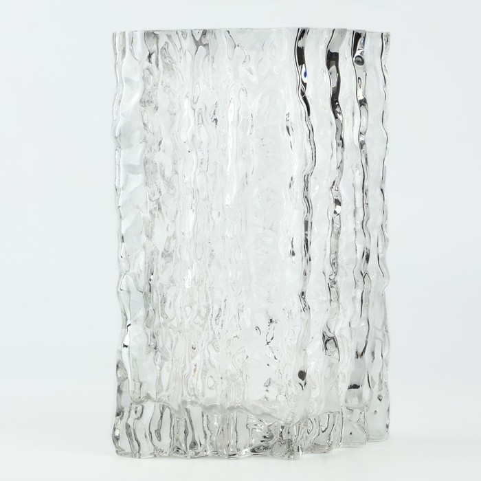 Ваза для цветов «Марбл» из прозрачного стекла 20,5×15,5×10 см Ваза для цветов «Марбл» из прозрачного стекла 20,5×15,5×10 см