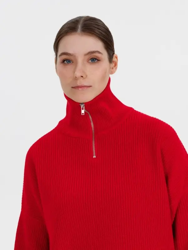 Джемпер Siluetti Birne, красный, размер S/M Джемпер Siluetti Birne, красный, размер S/M