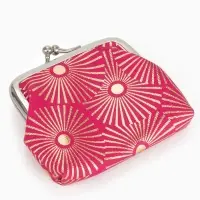 Кошелёк-монетница на фермуаре, 9&times;1.5&times;6.5 см, МИКС