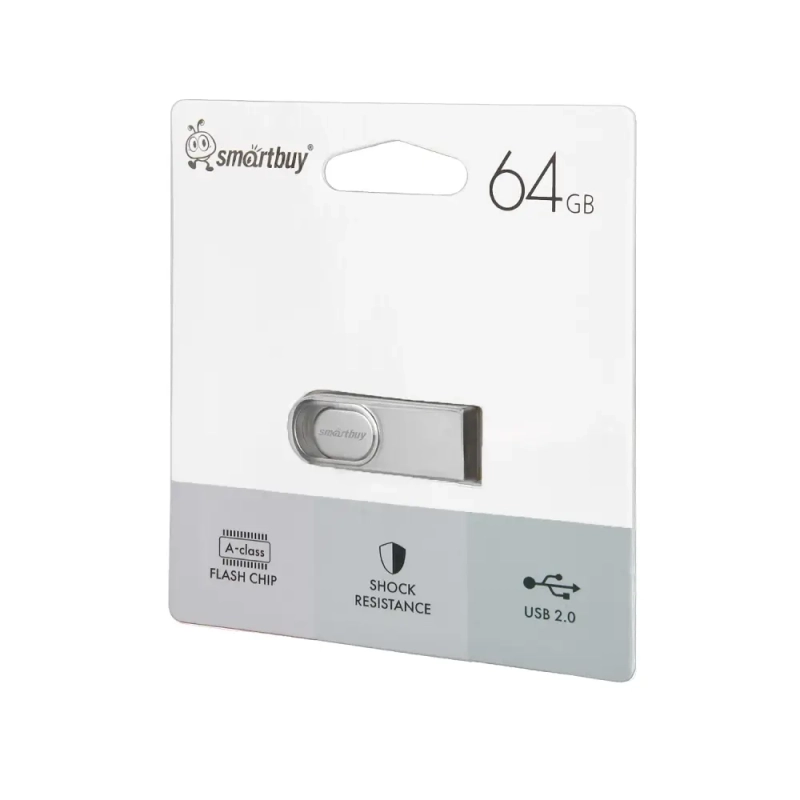 USB накопитель 64 GB Smart Buy M3 Metal USB 2.0