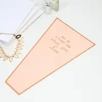 Пакет для цветов &laquo;Самой прекрасной&raquo;, пудровый, 28 х 9 х 43.5 см