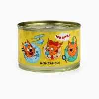 Леденцы монпансье в консервной банке &laquo;Три кота&raquo;, 100 г