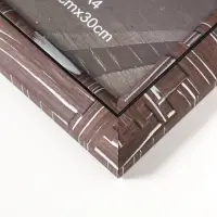 Фоторамка пластик формат А4 см "Моррис" тёмно-коричневый 29,8х25х2 см