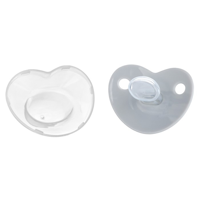 Соска - пустышка силиконовая ортодонтическая «I LOVE DAD», от 6 мес., с колпачком, цвет серый/серебро, стразы Соска - пустышка силиконовая ортодонтическая «I LOVE DAD», от 6 мес., с колпачком, цвет серый/серебро, стразы