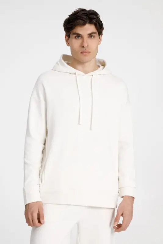 Худи унисекс H2, молочно-белое, размер XS/S Худи унисекс H2, молочно-белое, размер XS/S