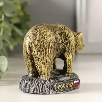 Сувенир Медведь Россия большой, 7х8,5х4,5см