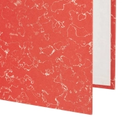 Папка-регистратор  без мет.уголка_бюдж 75мм ч/б,крас,бум/бум