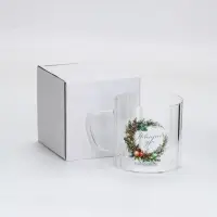 Кружка стеклянная «Новогодних чудес», 650 мл Кружка стеклянная «Новогодних чудес», 650 мл