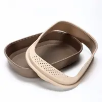 Лоток для кошек &laquo;Фур-Мур&raquo;, 48&times;35.5 см, с высоким бортом, с совком, покрытие софт-тач, цвет капучино