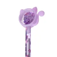 Ручка-прикол Calligrata &laquo;Блеск киска&raquo;, чёрный стержень, гелевая, МИКС