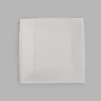 Тарелка одноразовая бумажная квадратная " Шары " (21 см)