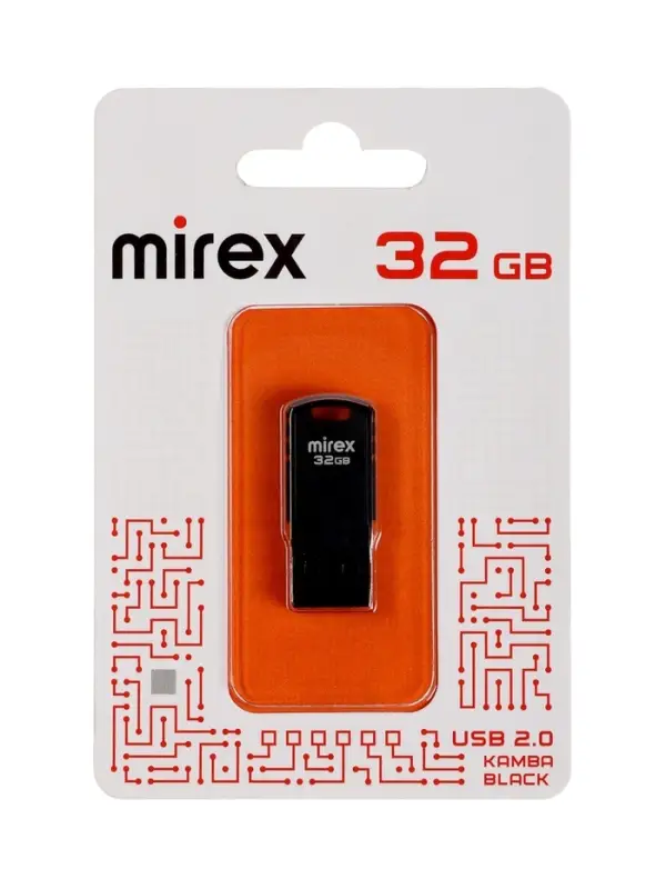 Флешка Mirex KAMBA, 32 Гб ,USB 2.0, чт до 23 Мб/с, зап до 20 Мб/с, черная Флешка Mirex KAMBA, 32 Гб ,USB 2.0, чт до 23 Мб/с, зап до 20 Мб/с, черная
